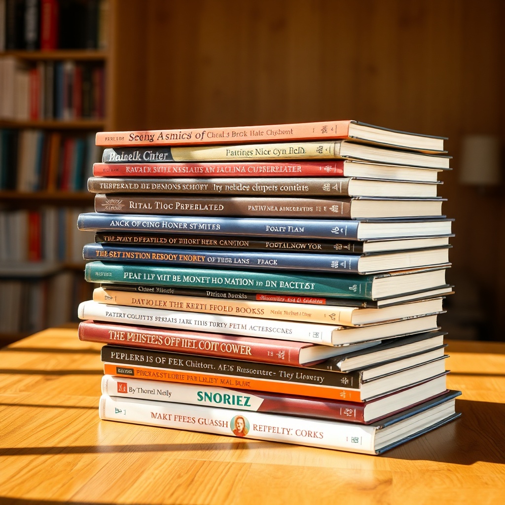 A variety of books representing different genres